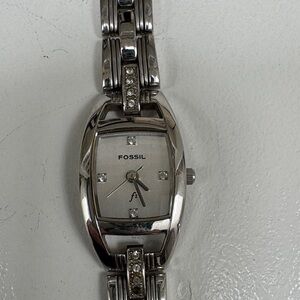 Fossil Silver Women's Watch with Crystal Details